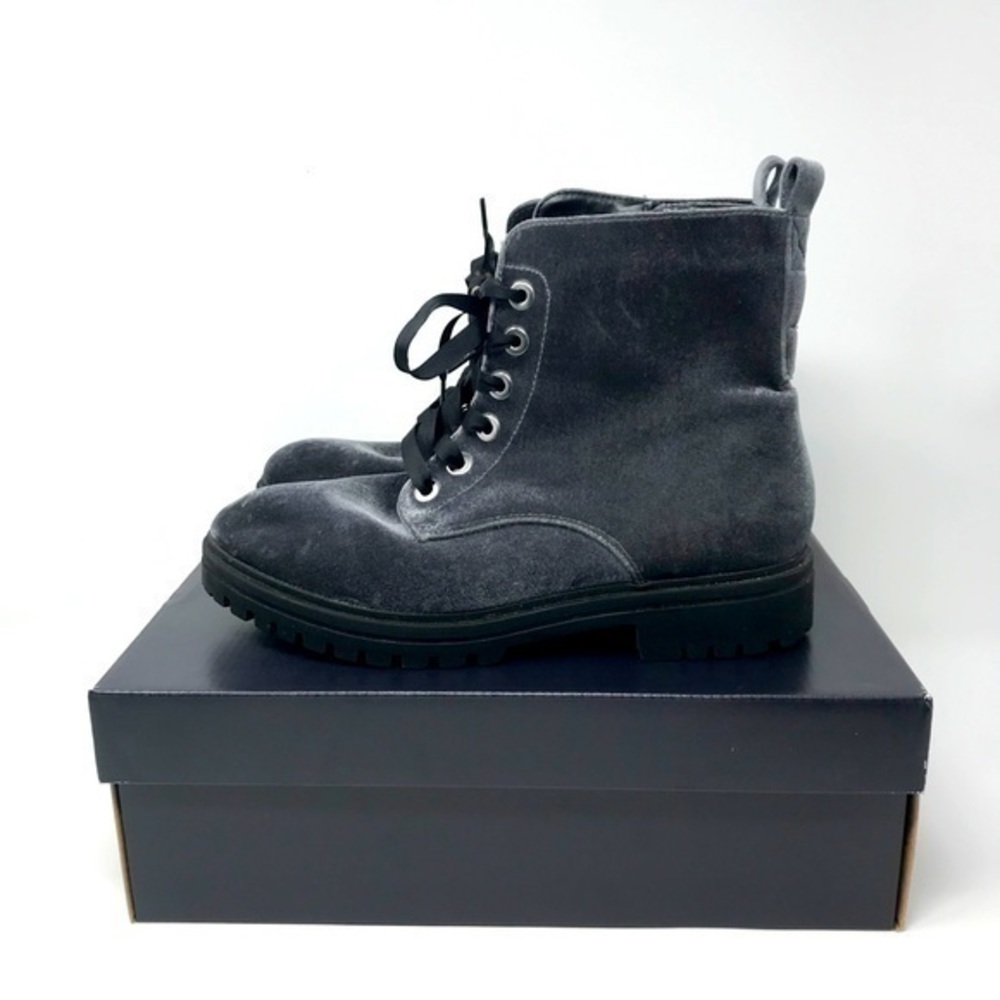 Mossimo - Wmns Suede Zipper Platform Boots